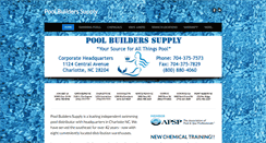 Desktop Screenshot of poolbuilderssupply.com